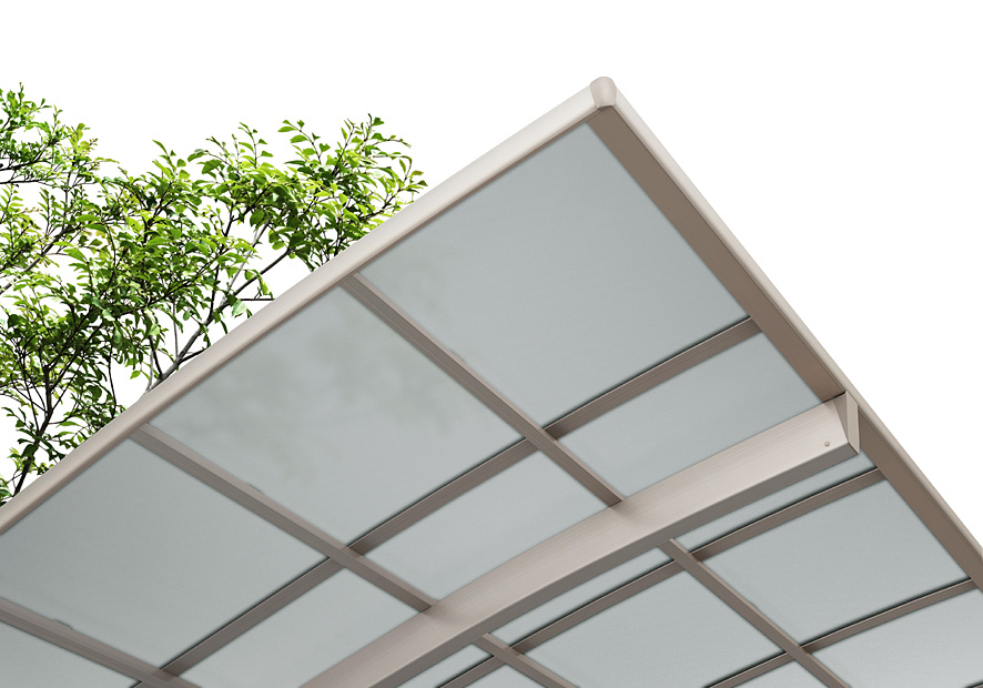 熱線遮断FRP板DRタイプ（ミストグレーS）